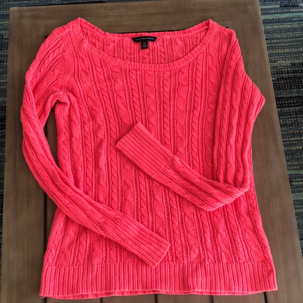 Pink American Eagle sweater